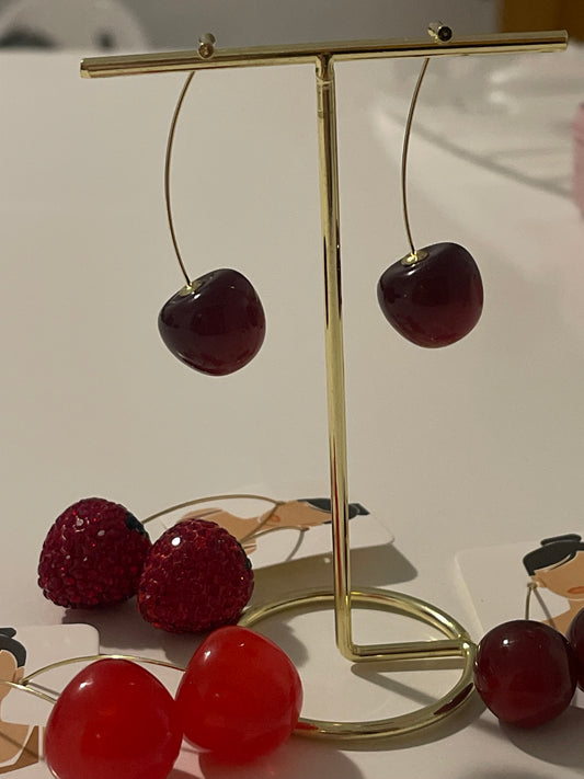 Pendientes de cereza
